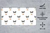 MuchoWow® Mauspad Mousepad Panda - Schwarz - Weiß - Muster Produktbild-Vorschau 2