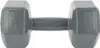 A single gray dumbbell is shown against a white background. Náhled obrázku produktu