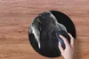 MuchoWow® Mauspad Mousepad Elefant auf schwarzem Produktbild-Vorschau 3