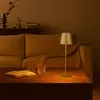 Ledvion 2x Wiederaufladbare LED Tischleuchte Messinggold Produktbild-Vorschau 4