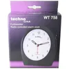 The image shows the retail packaging of a Technoline WT 758 radio-controlled alarm clock. Náhľad obrázku produktu