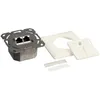 LogiLink Cat.6A Netzwerkdose UP 2xRJ45 geschirmt weiß Produktbild-Vorschau 1
