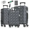 KESSER® Reisekoffer Set 3-teilig | Kofferset + Handgepäck | Produktbild-Vorschau 1