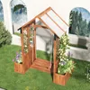 okwish  Pflanzkübel Holz Pflanzgefäß，Blumenkübel mit Produktbild-Vorschau 5