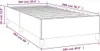 Bettgestell ohne Matratze Dunkelgrau 100x200 cm Stoff Produktbild-Vorschau 8