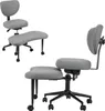 Yogastuhl, Meditationsstuhl mit ergonomischer Rückenlehne, Produktbild-Vorschau 4
