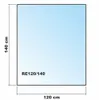 Rechteck 120x140cm schwarz - Funkenschutzplatte mit Produktbild-Vorschau 4