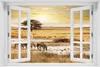 Wallario selbstklebendes Poster mit Fenster-Illusion - Produktbild-Vorschau 1