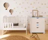 ZEE STAR Cassettiera Fasciatoio Bianca Stella Blu 83x87x49 Anteprima dell’immagine prodotto 8