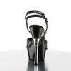 ALLURE-609 Damen Sandale von Pleaser, Schwarz Lack , EU 41, Produktbild-Vorschau 4