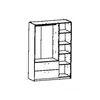 Kleiderschrank >Ready2< in Eiche/sidewalk aus Produktbild-Vorschau 8