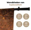MuchoWow® Wandteppich Wandbehang Leder - Textur - Braun - Produktbild-Vorschau 3