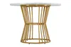 OKWISH Table À Manger Ronde - Plateau MDF Marbré Avec Pieds Voir les images du produit 6