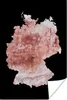 MuchoWow® Poster Karte - Deutschland - Alte Rose 80x120 cm Produktbild-Vorschau 1