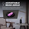 Ledvion lot de 6 spot encastre LED noir RGB dimmable WiFi Voir les images du produit 8
