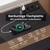 COSTWAY Szafka nocna ze stacją ładującą, szafka nocna z 3 Podgląd zdjęcia produktu 4