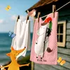 Mr. & Mrs. Panda Handtuch Einhorn Junge - Rot Pastell - Produktbild-Vorschau 2