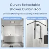 Dehnbare Edelstahl L-Form Badewanne Ecke Produktbild-Vorschau 6