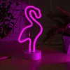 Forever Light Néon-LED ROSA FLAMINGO veilleuse Enseigne Voir les images du produit 4