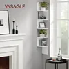 VASAGLE Eckregal 1-tlg., Wandregal, Bücherregal mit 5 Produktbild-Vorschau 4