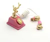 Maßstab 1:12 Miniatur Telefon | Puppenhaus Wohnzimmer Deko Produktbild-Vorschau 3