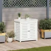 vidaXL Table à plantes avec étagères Blanc 82,5x50x86,5 cm Voir les images du produit 3