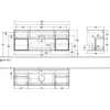 Villeroy & Boch F862MTGN Waschbeckenunterschrank Finion F86 Produktbild-Vorschau 3