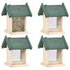 vidaXL Vogelfutterhäuser 4 Stk. Tannenholz Produktbild-Vorschau 9