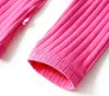 Kinder-Langarmshirt Rippstrick Knallrosa 116 Produktbild-Vorschau 6