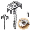 50pcs Zaunklammern, Zaunbefestigungsnägel 40mm M5.5 Produktbild-Vorschau 1