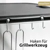 deluxe4home® Kugelgrill Ø55 cm mit Ablagefläche I Rollbarer Produktbild-Vorschau 8
