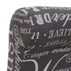 Barová stolička Lance (SET 2 ks) - látka písmo, tmavé nohy Náhľad obrázku produktu 6
