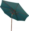 Sonnenschirm Holz 3m rund Garten knickbar UV-Schutz Produktbild-Vorschau 1