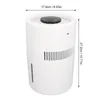 A white air purifier with dimensions indicated by measurement lines. Náhled obrázku produktu