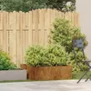 vidaXL Plantenbak, roestkleurig, 80x80x30 cm, weerbestendig Productafbeelding-voorbeeld 3