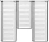 Design Mini Flächenvorhang Set braun beige Schiebevorhang Produktbild-Vorschau 1