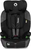 A black and gray child car seat is shown against a white background. Produktbild-Vorschau