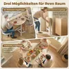 HOMCOM Esstisch Klappbar, Küchentisch für 2-4 Personen mit Produktbild-Vorschau 4