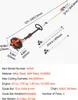 A diagram showing a multi-tool with dimensions and specifications. Produktbild-Vorschau