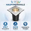 MasterLED zapuštěný bodový svítidlo GU10 čtvercové – IP67 Náhled obrázku produktu 3