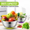 Strex Mengkommen Set 5 Delig - RVS - Mengkom met Deksel - Productafbeelding-voorbeeld 5