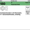 Sechskantmutter DIN 980 m.Klemmteil V M 20 8 feuerverzinkt Produktbild-Vorschau 1