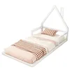 Sweiko 90x200cm Lit d'enfant, lit plat, forme maison, pin Voir les images du produit 5