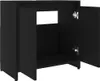 vidaXL Badezimmerschrank Schwarz 60x33x61 cm Holzwerkstoff Anteprima dell’immagine prodotto 13
