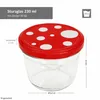 100er Set Sturzglas 230 ml To 82 Fliegenpilz Deckel rot Produktbild-Vorschau 5