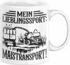Lieblingssport Maistransport Tasse Geschenk Landwirt Bauer Produktbild-Vorschau 1