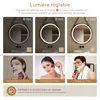 S'AFIELINA miroir de salle de bain 60cm avec éclairage rond Voir les images du produit 3