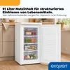 Exquisit Gefrierschrank GS512-040E weiss | 91 l Nutzinhalt Produktbild-Vorschau 5