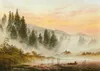 Kunstkarte Caspar David Friedrich "Der Morgen" Produktbild-Vorschau 1