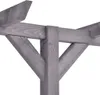 vidaXL Zahradní pergola šedá 400x40x205 cm Impregnované Náhled obrázku produktu 2